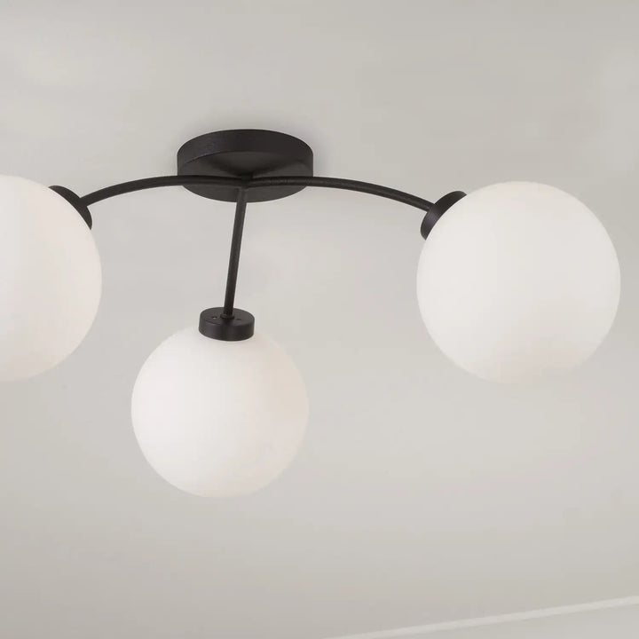 CAPITAL LIGHTING, AMOS SEMI-FLUSH, SEMI FLUSH MOUNT LIGHT