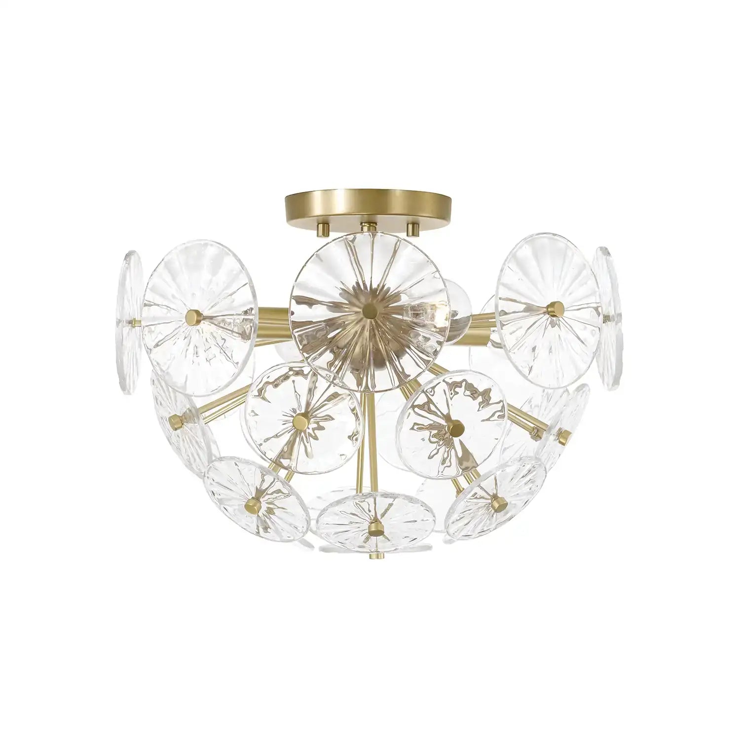 CAPITAL LIGHTING, EMELIE SEMI-FLUSH, SEMI FLUSH MOUNT LIGHT