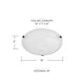 CAPITAL LIGHTING, ALAN FLUSH MOUNT, FLUSH MOUNT CEILING LIGHTS