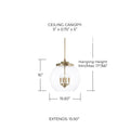CAPITAL LIGHTING, MID CENTURY PENDANT, PENDANT LIGHT