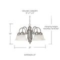 CAPITAL LIGHTING, DAVID CHANDELIER, CHANDELIER LIGHT
