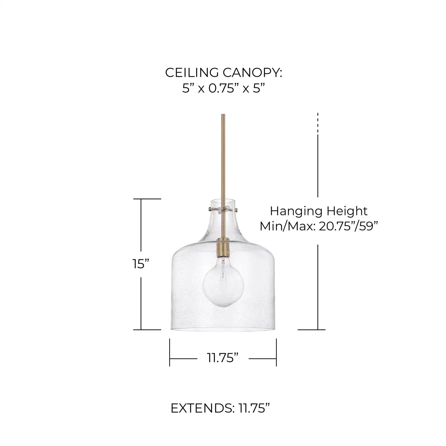 CAPITAL LIGHTING, CRAWFORD PENDANT, PENDANT LIGHT