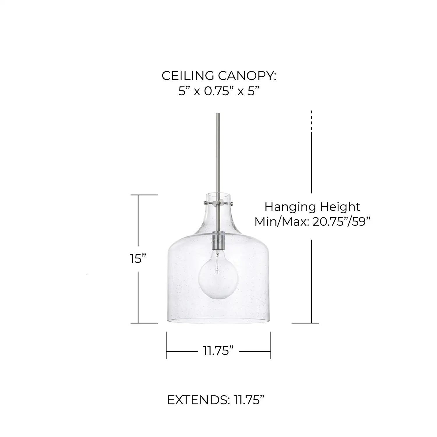 CAPITAL LIGHTING, CRAWFORD PENDANT, PENDANT LIGHT