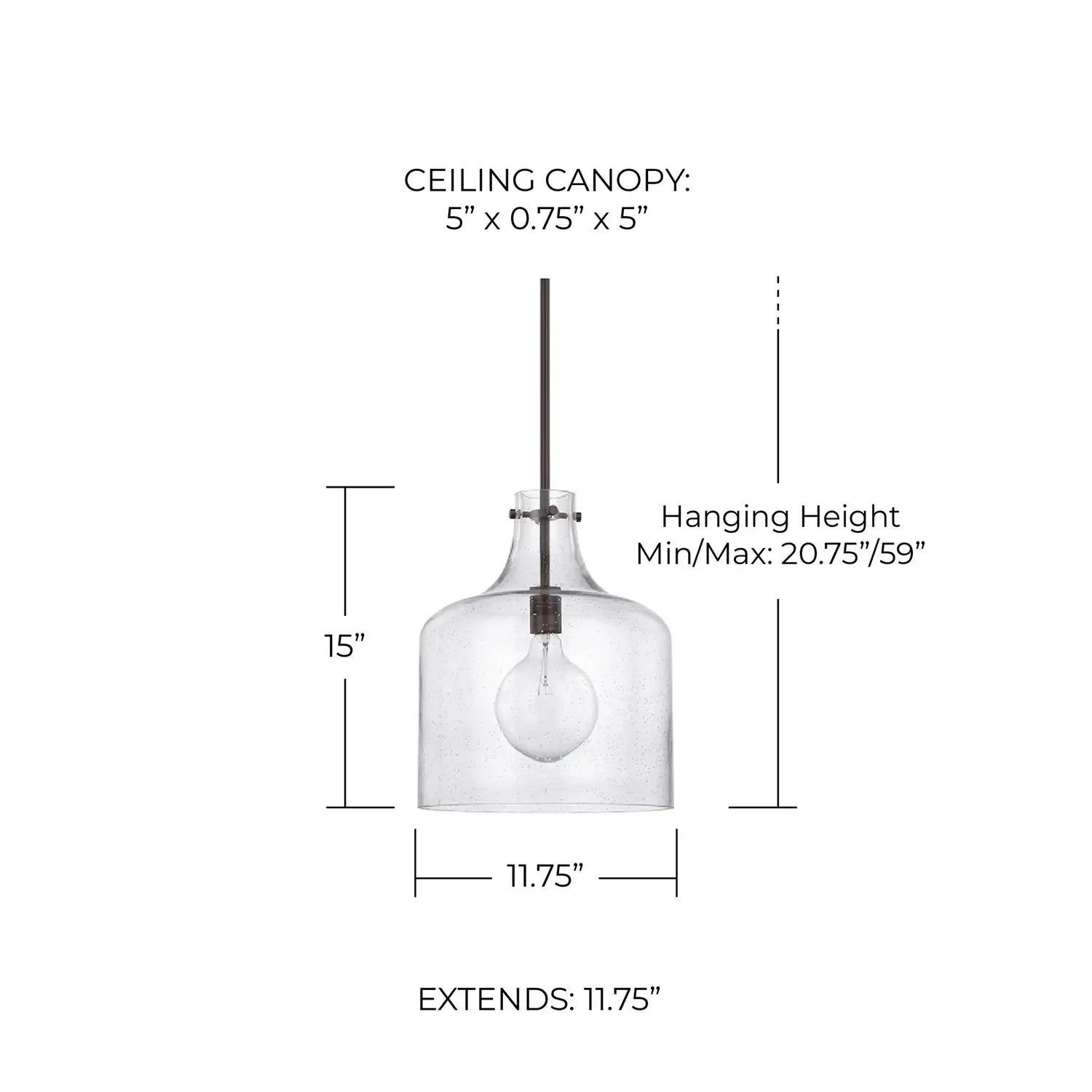 CAPITAL LIGHTING, CRAWFORD PENDANT, PENDANT LIGHT
