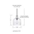 CAPITAL LIGHTING, CRAWFORD PENDANT, PENDANT LIGHT