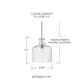 CAPITAL LIGHTING, CRAWFORD PENDANT, PENDANT LIGHT