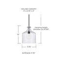 CAPITAL LIGHTING, CRAWFORD PENDANT, PENDANT LIGHT