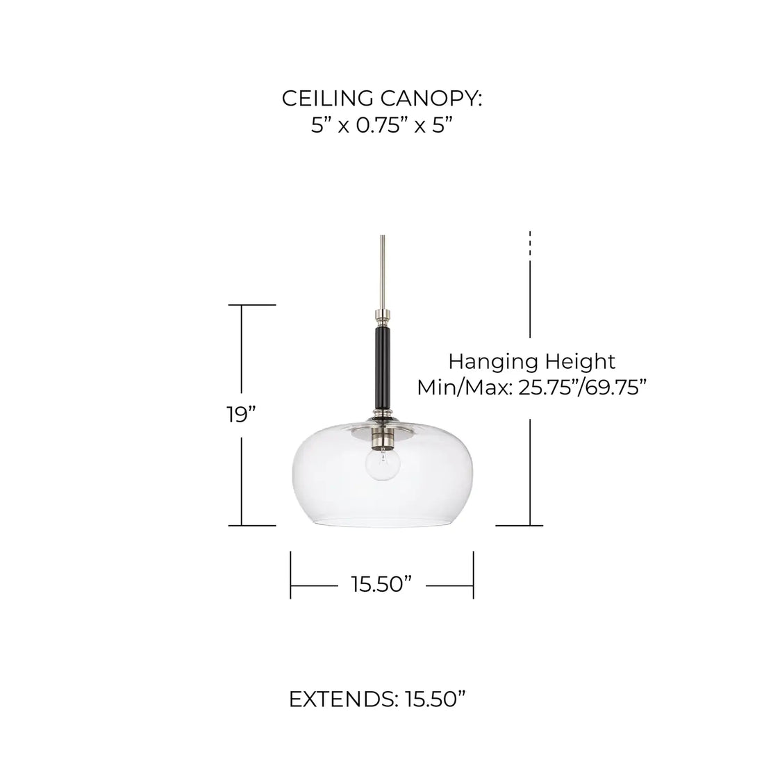CAPITAL LIGHTING, DORSEY PENDANT, PENDANT LIGHT