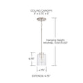 HOMEPLACE LIGHTING, GREYSON PENDANT, PENDANT LIGHT