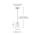 CAPITAL LIGHTING, GREYSON PENDANT, PENDANT LIGHT