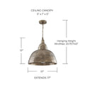 CAPITAL LIGHTING, SEDONA PENDANT, PENDANT LIGHT