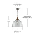 CAPITAL LIGHTING, JULIAN PENDANT, PENDANT LIGHT