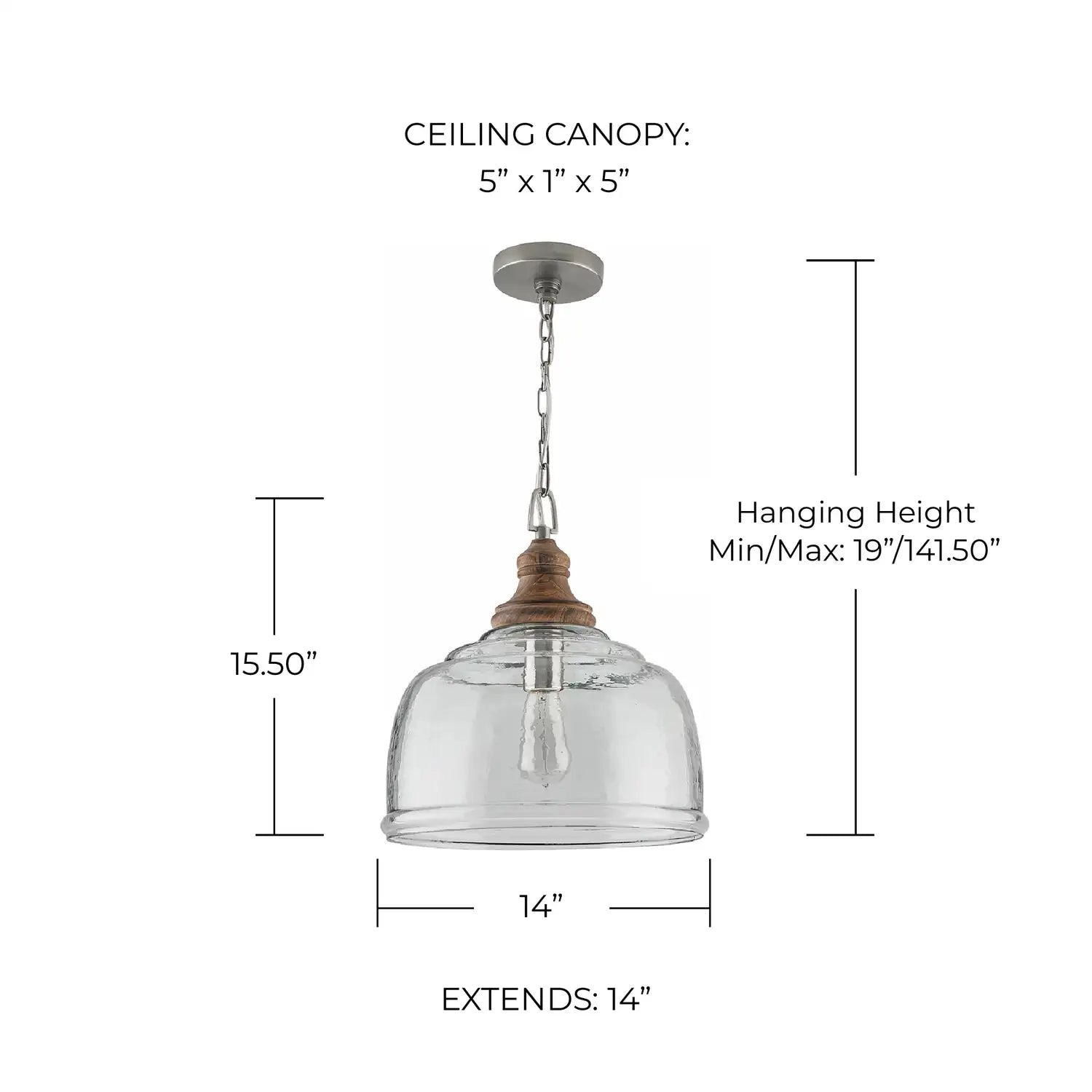CAPITAL LIGHTING, JULIAN PENDANT, PENDANT LIGHT