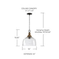 CAPITAL LIGHTING, JULIAN PENDANT, PENDANT LIGHT