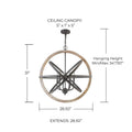 CAPITAL LIGHTING, BLUFFTON PENDANT, PENDANT LIGHT