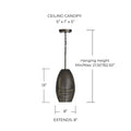 CAPITAL LIGHTING, SANA PENDANT, PENDANT LIGHT