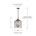 CAPITAL LIGHTING, TYBEE PENDANT, PENDANT LIGHT