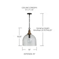 CAPITAL LIGHTING, INGLEWOOD PENDANT, PENDANT LIGHT