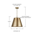 CAPITAL LIGHTING, WELKER PENDANT, PENDANT LIGHT