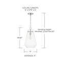CAPITAL LIGHTING, LEE PENDANT, PENDANT LIGHT