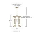 CAPITAL LIGHTING, JORDYN PENDANT, PENDANT LIGHT
