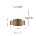 CAPITAL LIGHTING, JUDE PENDANT, PENDANT LIGHT