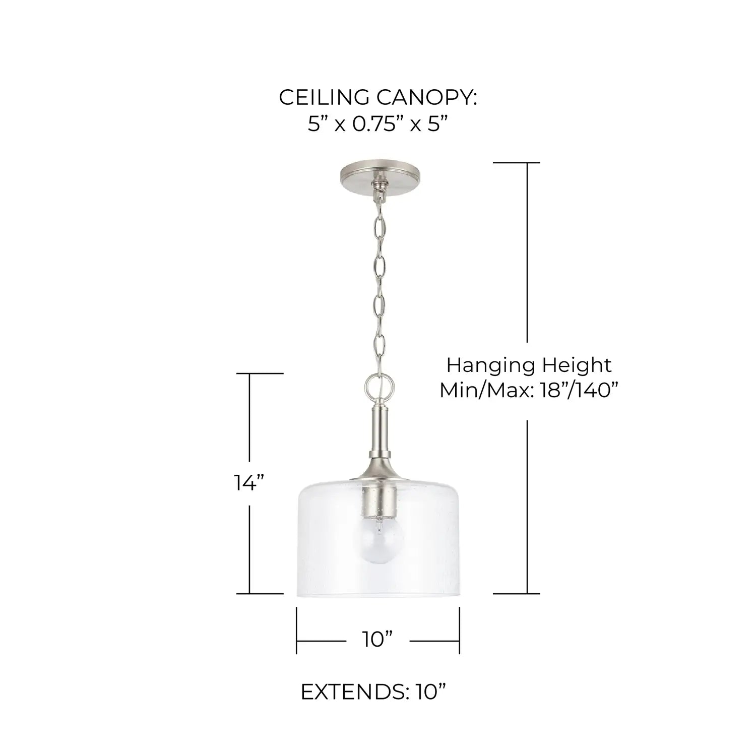 CAPITAL LIGHTING, CARTER PENDANT, PENDANT LIGHT