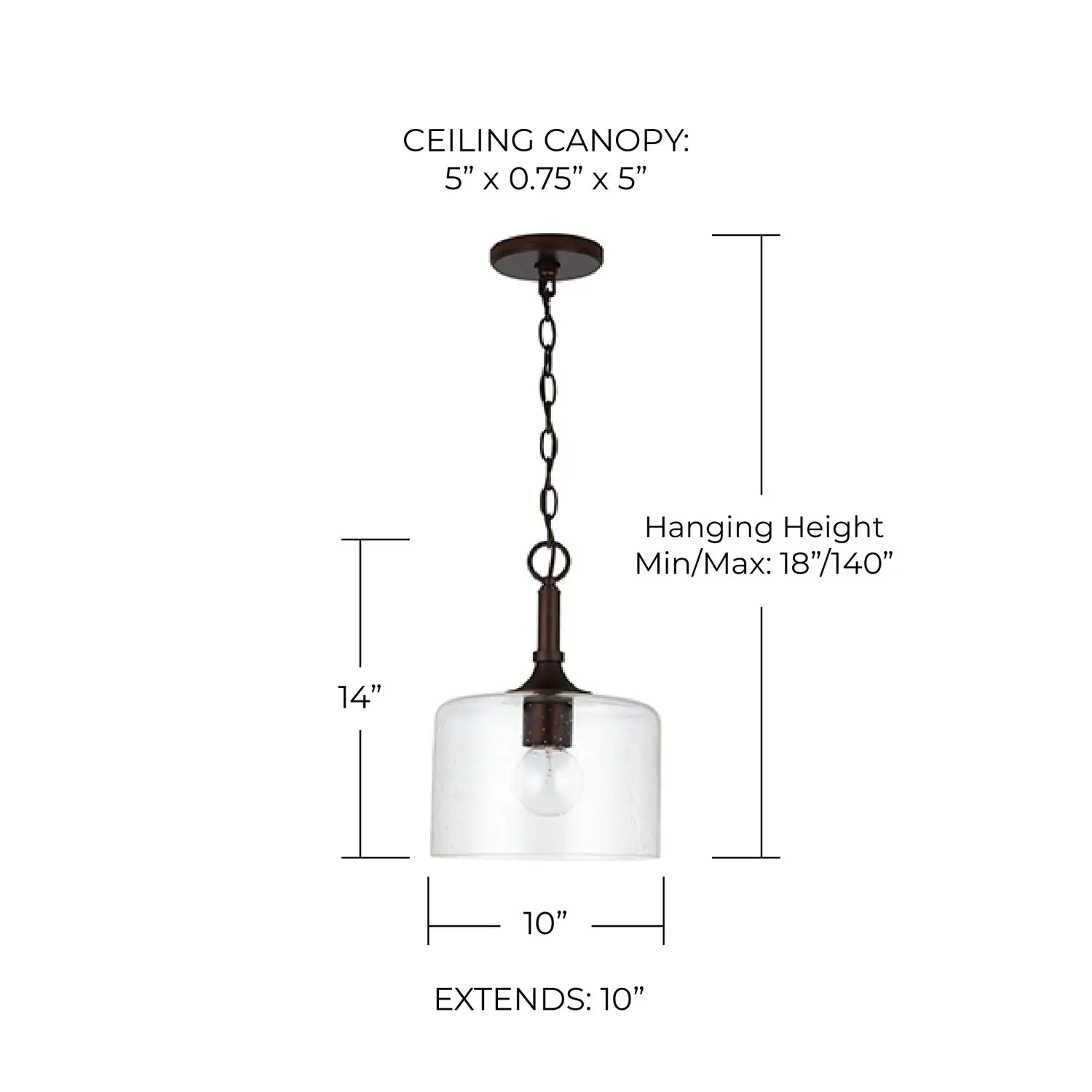 CAPITAL LIGHTING, CARTER PENDANT, PENDANT LIGHT