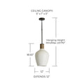 CAPITAL LIGHTING, DESTIN PENDANT, PENDANT LIGHT
