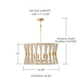 CAPITAL LIGHTING, BIANCA PENDANT, PENDANT LIGHT