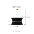 CAPITAL LIGHTING, CECILIA PENDANT, PENDANT LIGHT