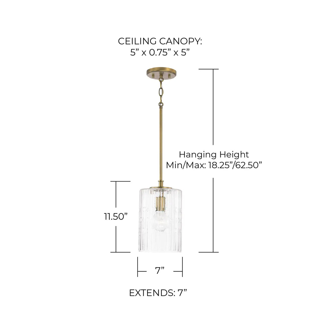 CAPITAL LIGHTING, EMERSON PENDANT, PENDANT LIGHT