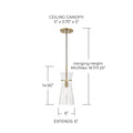 CAPITAL LIGHTING, MILA PENDANT, PENDANT LIGHT