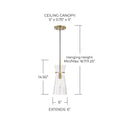 CAPITAL LIGHTING, MILA PENDANT, PENDANT LIGHT
