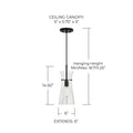 CAPITAL LIGHTING, MILA PENDANT, PENDANT LIGHT