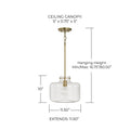 CAPITAL LIGHTING, BRIGHTON PENDANT, PENDANT LIGHT