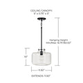 CAPITAL LIGHTING, BRIGHTON PENDANT, PENDANT LIGHT