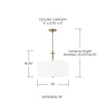 CAPITAL LIGHTING, ABBIE PENDANT, PENDANT LIGHT