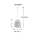 CAPITAL LIGHTING, TALLULAH PENDANT, PENDANT LIGHT