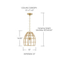 CAPITAL LIGHTING, WREN PENDANT, PENDANT LIGHT