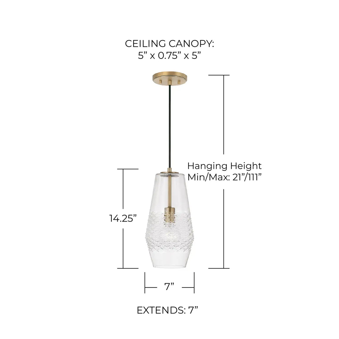 CAPITAL LIGHTING, DENA PENDANT, PENDANT LIGHT