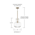CAPITAL LIGHTING, NYLA PENDANT, PENDANT LIGHT