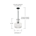 CAPITAL LIGHTING, NYLA PENDANT, PENDANT LIGHT