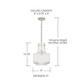 CAPITAL LIGHTING, NYLA PENDANT, PENDANT LIGHT