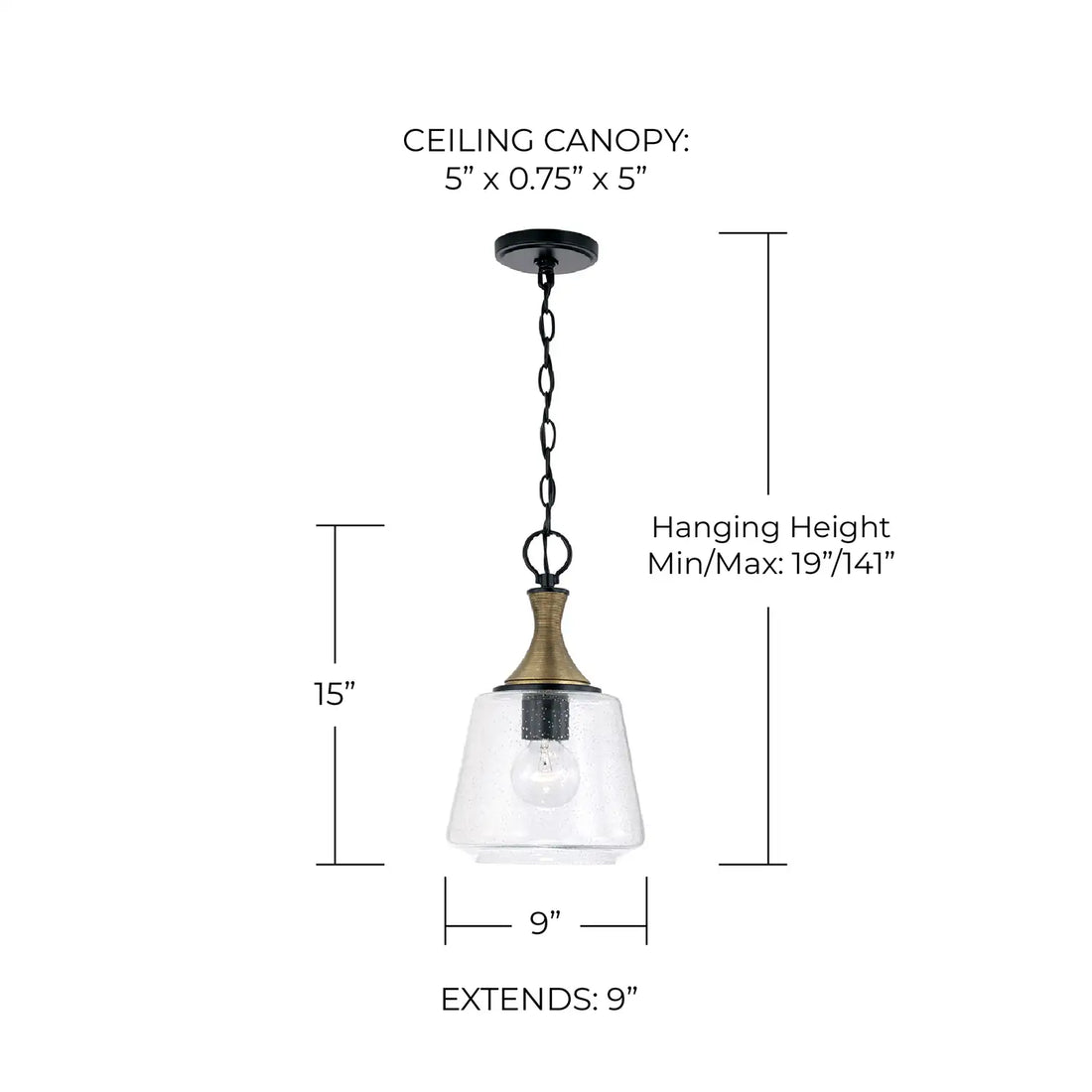 CAPITAL LIGHTING, AMARA PENDANT, PENDANT LIGHT