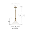 CAPITAL LIGHTING, GREER PENDANT, PENDANT LIGHT