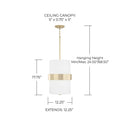 CAPITAL LIGHTING, SUTTON PENDANT, PENDANT LIGHT