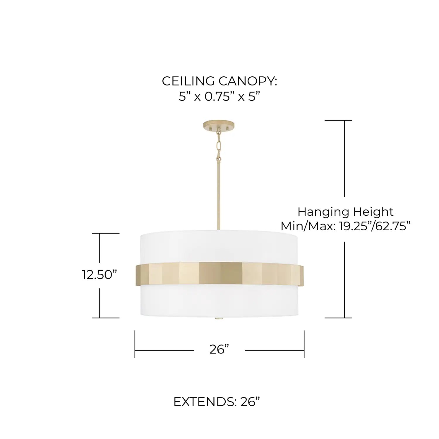 CAPITAL LIGHTING, SUTTON PENDANT, PENDANT LIGHT