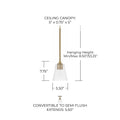 CAPITAL LIGHTING, BAKER PENDANT, PENDANT LIGHT