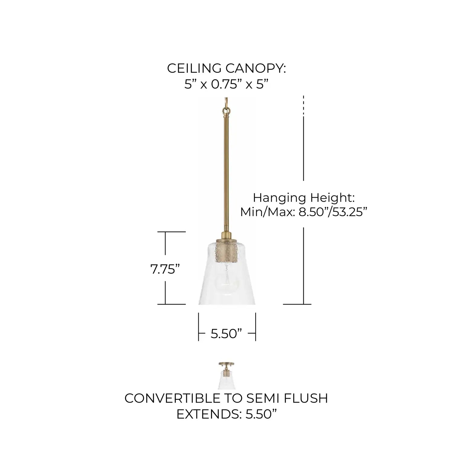 CAPITAL LIGHTING, BAKER PENDANT, PENDANT LIGHT